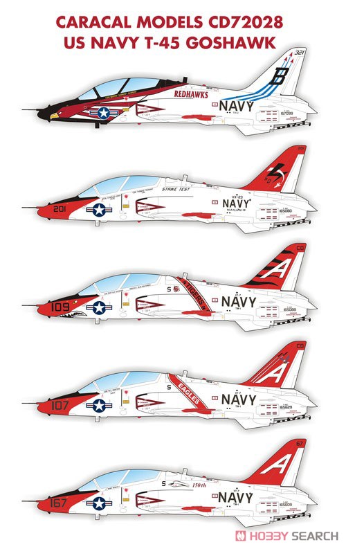 アメリカ海軍 T-45C ゴスホーク (デカール) その他の画像1