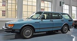 Saab 900 Safari Estate 1981 Blue (Diecast Car)