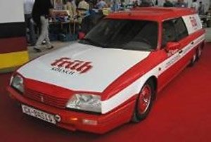 シトロエン CX ロードランナー Fruh Kolsch 1989 レッド/ホワイト (ミニカー)