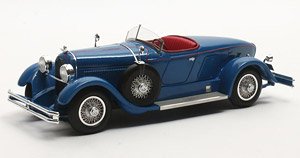 デューゼンバーグ X McFarlan Boat ロードスター ブルー (ミニカー)