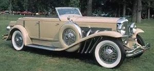 デューゼンバーグ J Riviera Pheaton Brunn 1934 クリーム (ミニカー)