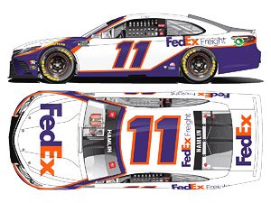 `デニー・ハムリン` #11 FedExフライト TOYOTA カムリ NASCAR 2021 (ミニカー)