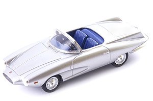 フィアット Stanguellini 1200 スパイダー アメリカ ベルトーネ 1957 シルバー (ミニカー)