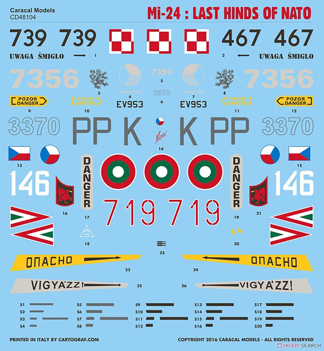 Polish Air Force Mi-24 Last Hinds of NATO (Decal) 商品画像1