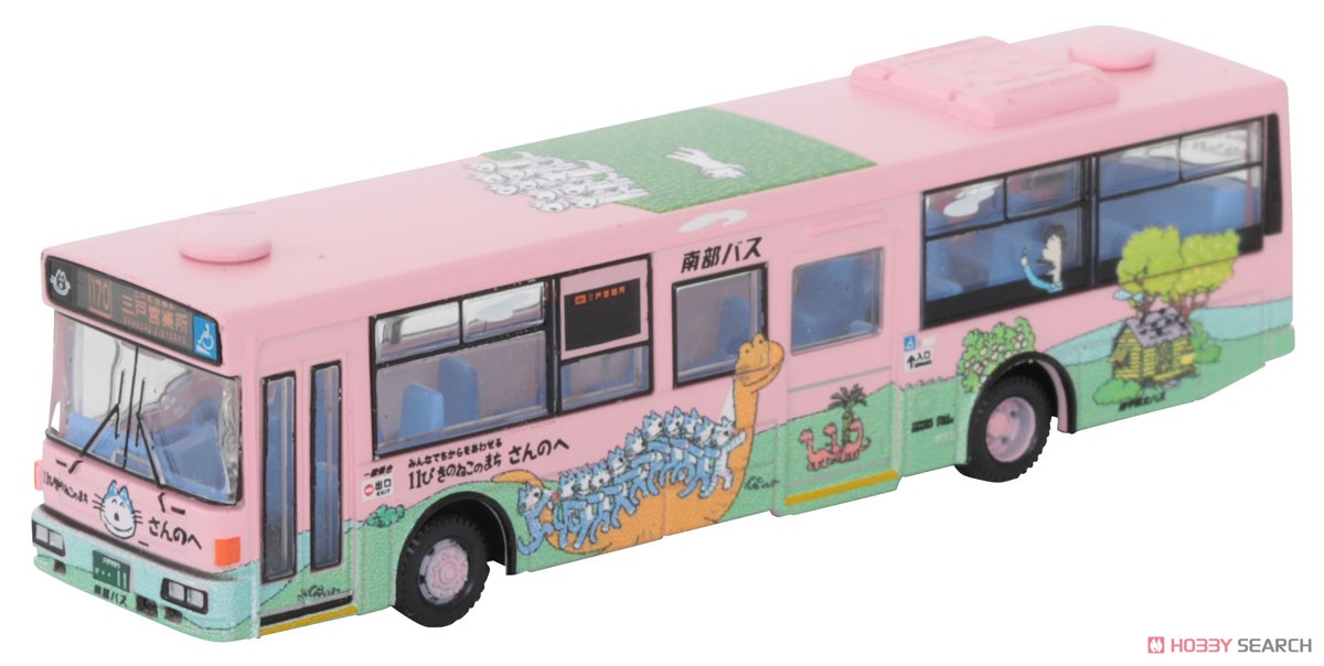 ザ・バスコレクション 南部バス 11ぴきのねこラッピングバス 新1号車 (鉄道模型) 商品画像4