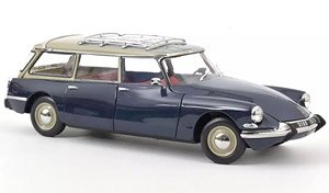 Citroen ID 19 Break 1967 Orient Blue (Diecast Car)