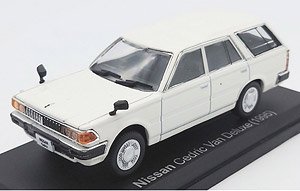 日産 セドリック バン デラックス 1995 ホワイト (ミニカー)