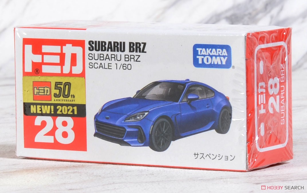 No.28 SUBARU BRZ (ボックス) (トミカ) パッケージ1