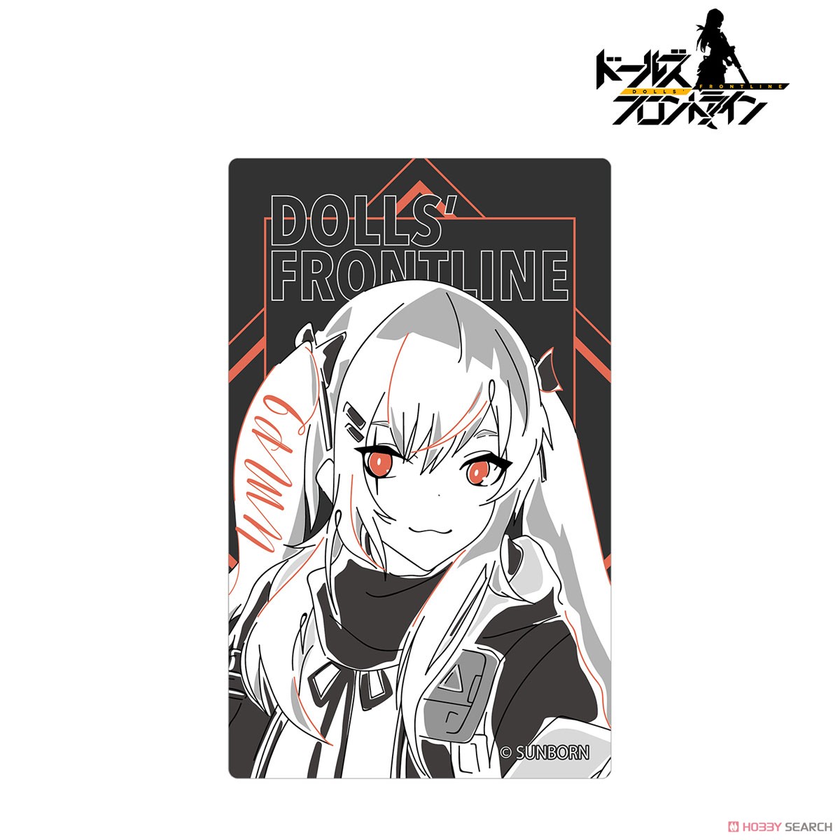 Girls` Frontline UMP9 Lette-graph Card Sticker (Anime Toy) Item picture1