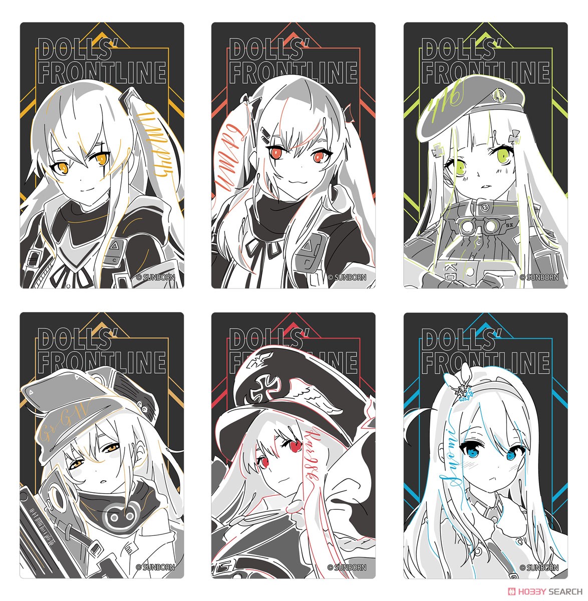 Girls` Frontline UMP9 Lette-graph Card Sticker (Anime Toy) Other picture3