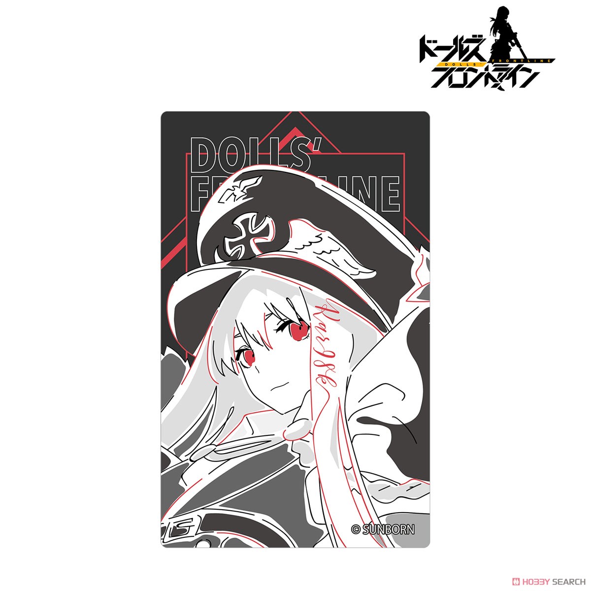 Girls` Frontline Kar98k Lette-graph Card Sticker (Anime Toy) Item picture1
