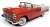 1955 Chevy Bel Air Convertible Red/White (Diecast Car) Item picture1