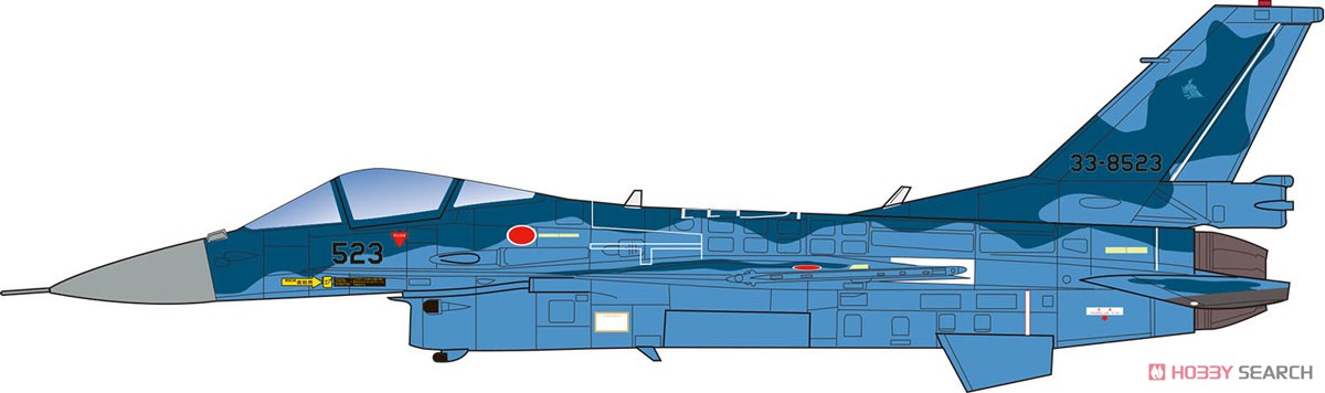 航空自衛隊 F-2A ウェポン付きセット (プラモデル) 塗装1