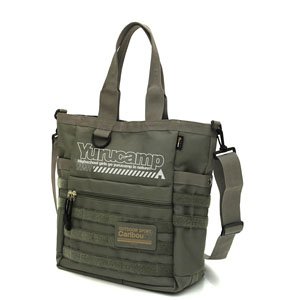 Laid-Back Camp Functional Tote Bag Ranger Green (Anime Toy)