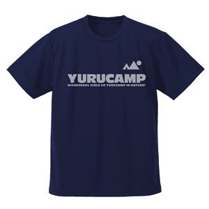Laid-Back Camp Dry T-Shirt Ver.2.0 Navy L (Anime Toy)