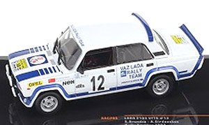 LADA 2105 VFTS 1983年スウェディッシュラリー #12 S.Brundza / A.Girdauskas (ミニカー)