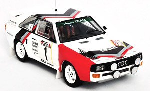 アウディ スポーツ クアトロ 1984年3 Stadte Rallye 優勝 #1 Rohrl/Geistdorfer Version Friday evening (ミニカー)