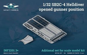 SB2C-4 Helldiver Open Gunner Position (for Infinity models) (Plastic model)