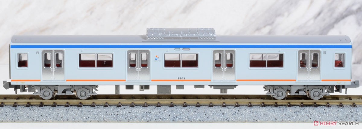 相鉄 8000系 新塗装 シングルアームパンタ 基本6両セット (基本・6両セット) (鉄道模型) 商品画像8