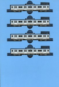 相鉄 8000系 新塗装 シングルアームパンタ 増結4両セット (増結・4両セット) (鉄道模型)
