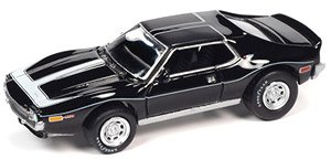 1971 AMC Javelin AMX Gloss Black / White (Diecast Car)