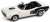 1971 プリムス クーダ コンバーチブル スノーホワイト/ブラック (ミニカー) 商品画像1