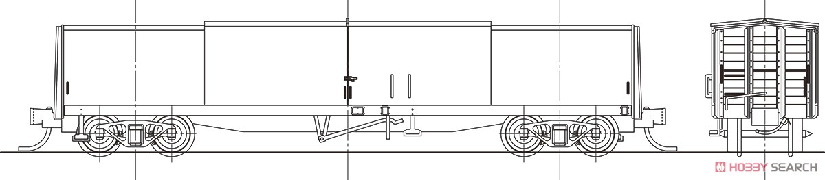 J.N.R. Type TOKI21500 Open Wagon Kit (Unassembled Kit) (Model Train) Other picture1