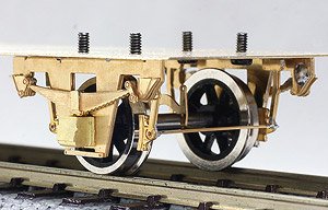 (HOj) [Limited Edition] Single-axis Bogie Long Axis Single Link w/Detail Plate Holder (Kasha-Hyo Sashi) Kit (without Wheel) (Unassembled Kit) (Model Train)