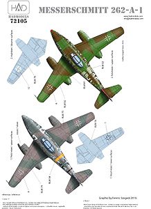 Messerschmitt 262-A-1 (Decal)