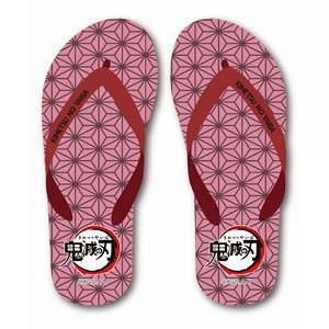 Demon Slayer: Kimetsu no Yaiba Beach Sandals B: Nezuko Kamado (Red) (Anime Toy)
