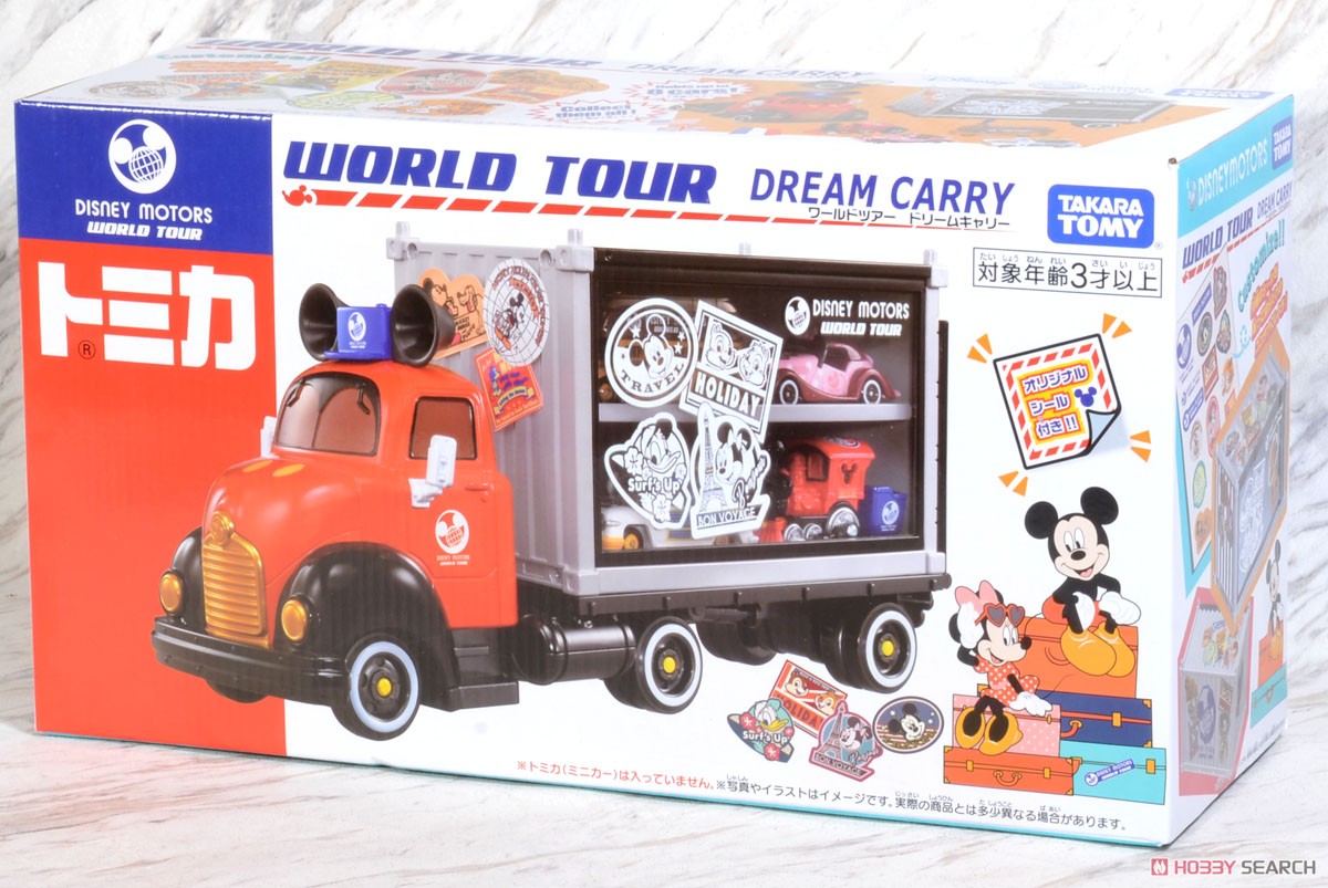 Disney Motors World Tour Dream Carry (Tomica) Package1