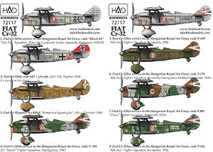 Hungarian Air Force Fiat Cr-32 (Decal)