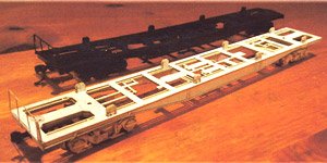 16番(HO) コキ10000 コンテナ4個積み ペーパーキット (組み立てキット) (鉄道模型)