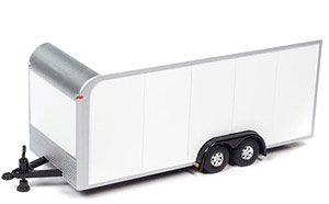 Enclosed Trailer White (Diecast Car)