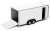 Enclosed Trailer White (Diecast Car) Item picture2