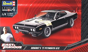 Fast & Furious 1971年 プリムス GTX ` ドミニク` (プラモデル)