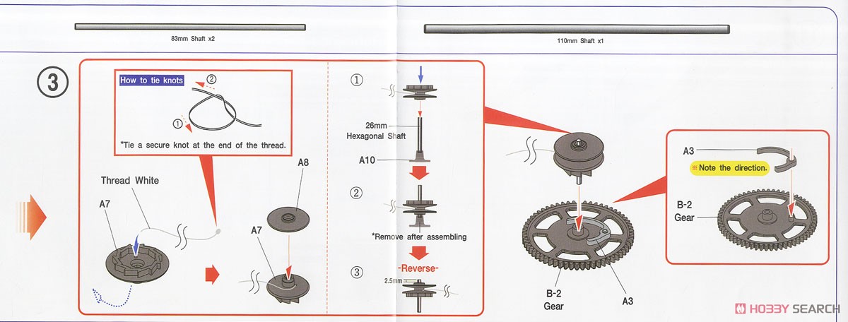 Da Vinci Flying Pendulum Clock (Plastic model) Assembly guide2