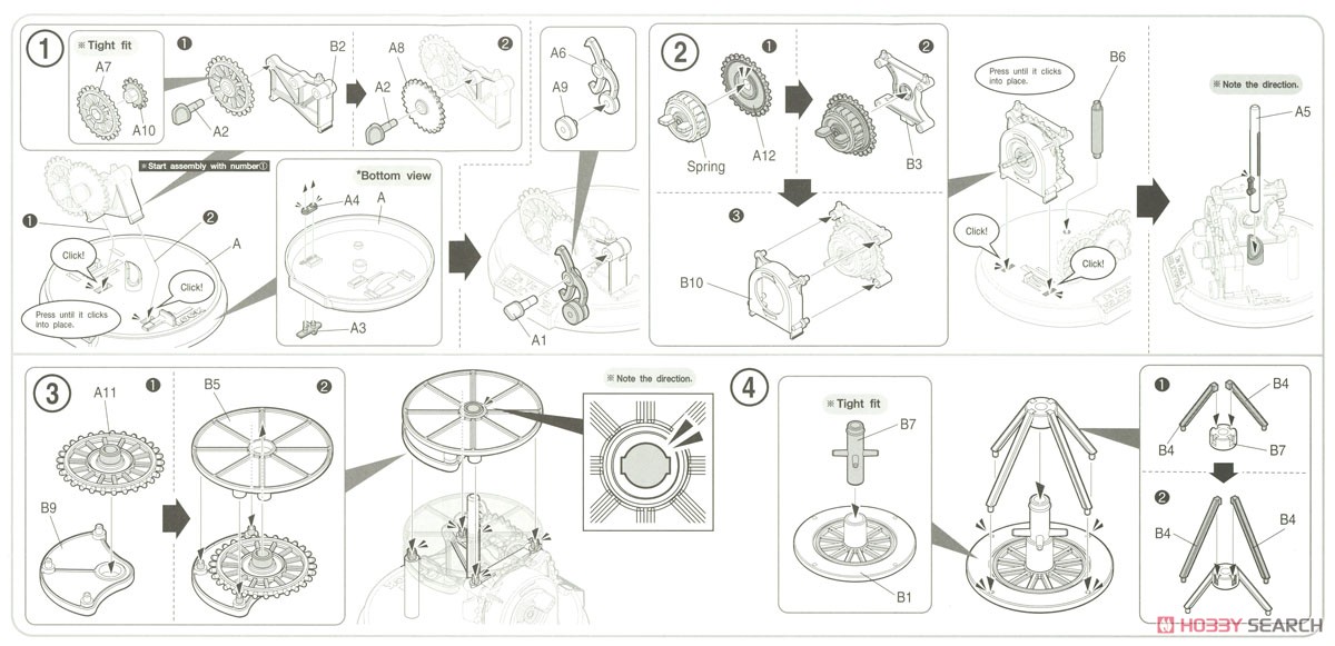 Da Vinci Helicopter (Plastic model) Assembly guide1