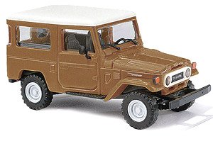 (HO) トヨタ ランドクルーザー J4 ブラウン 1960 (ミニカー)