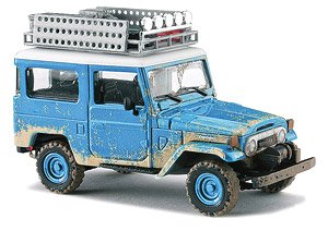 (HO) トヨタ ランドクルーザー J4 ブルー 1960 (ミニカー)
