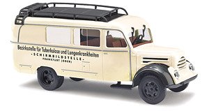 (HO) Robur Garant K30 コンビバン `Rontgenwagen` 1957 (ミニカー)