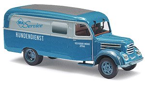 (HO) Robur Garant K30 Panel Van `Kundendienst Robur Werk` 1957 (Diecast Car)