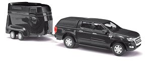 (HO) フォード レンジャー ハードトップ (馬運車付き) 2016 (ミニカー)