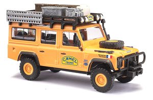 (HO) Land Rover Defender 1983 `1989 Camel Trophy` (Diecast Car)