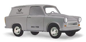 (HO) トラバント P601 ユニバーサルコンビ ホワイト/レッドルーフ 1970 (ミニカー)