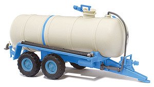 (HO) Liquid Fertilizer Tank Trailer HTS 100 Blue 1967 (Diecast Car)