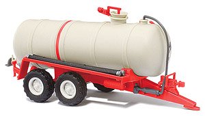 (HO) Liquid Fertilizer Tank Trailer HTS 100 Red 1967 (Diecast Car)