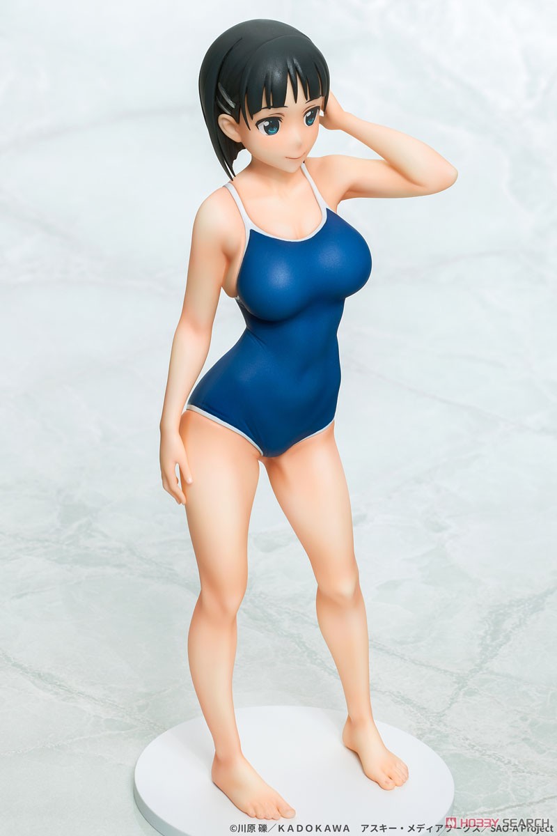 Suguha Kirigaya Navy Swimsuit Ver. (PVC Figure) Item picture12