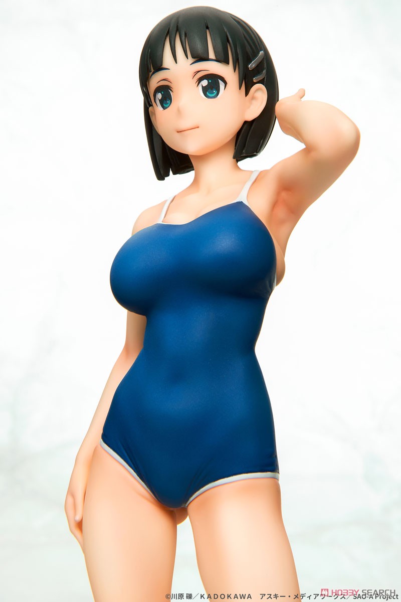 Suguha Kirigaya Navy Swimsuit Ver. (PVC Figure) Item picture13