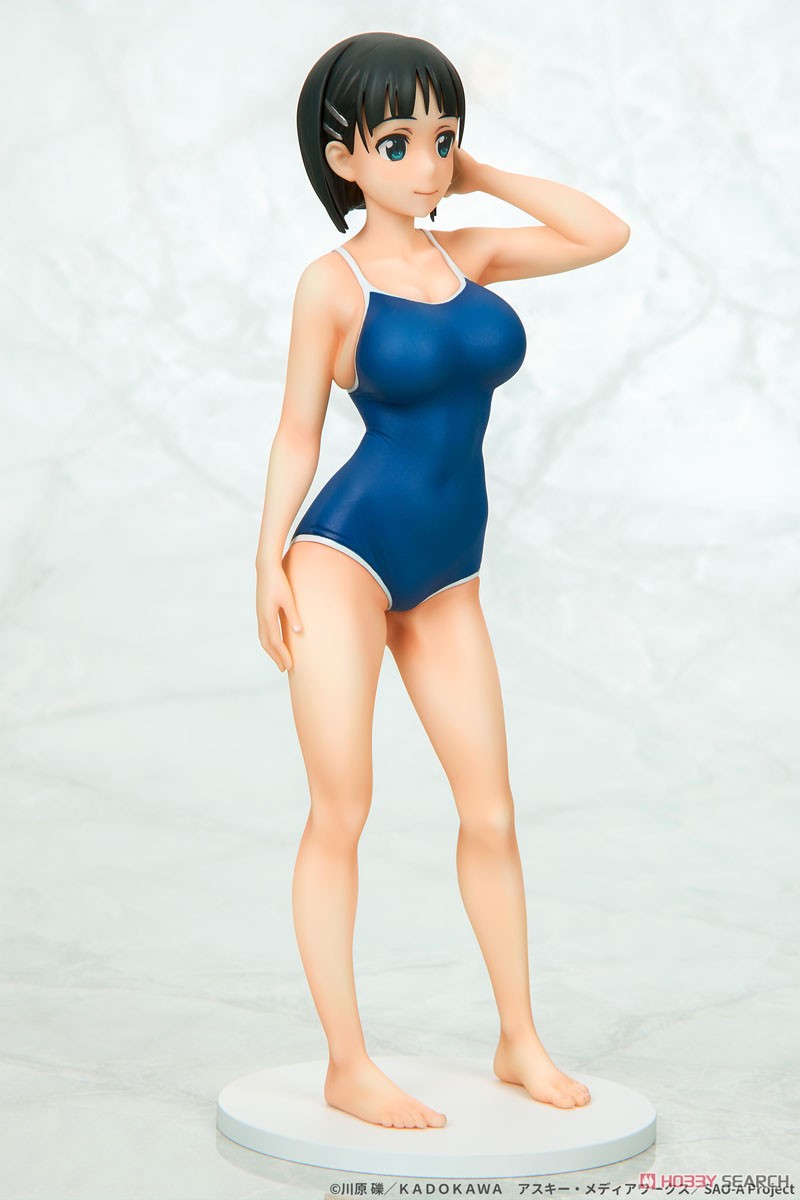 Suguha Kirigaya Navy Swimsuit Ver. (PVC Figure) Item picture3